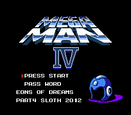 Mega Man Eons of Dreams Part 4 Title Screen